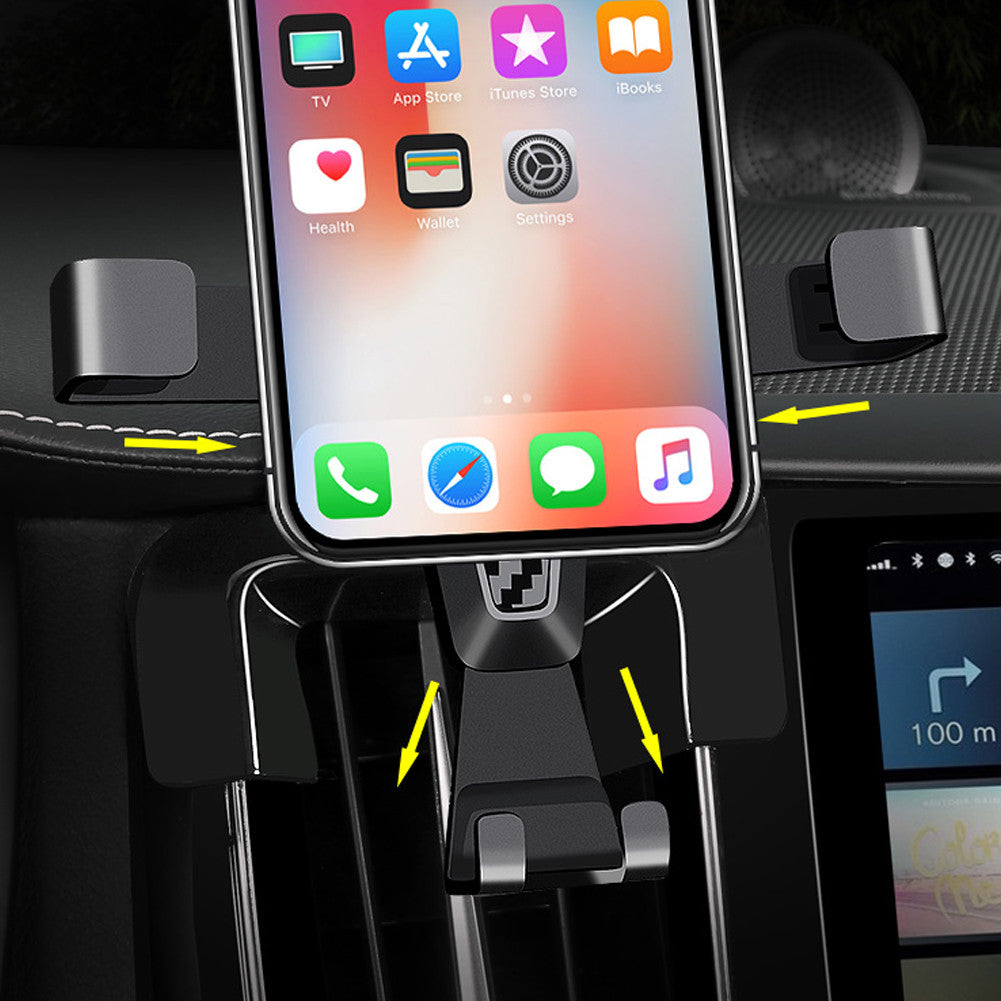 Gravity Smartphone Holder Holder GPS Holder with AC Clip for 2018 - 19 for Volvo XC60- v