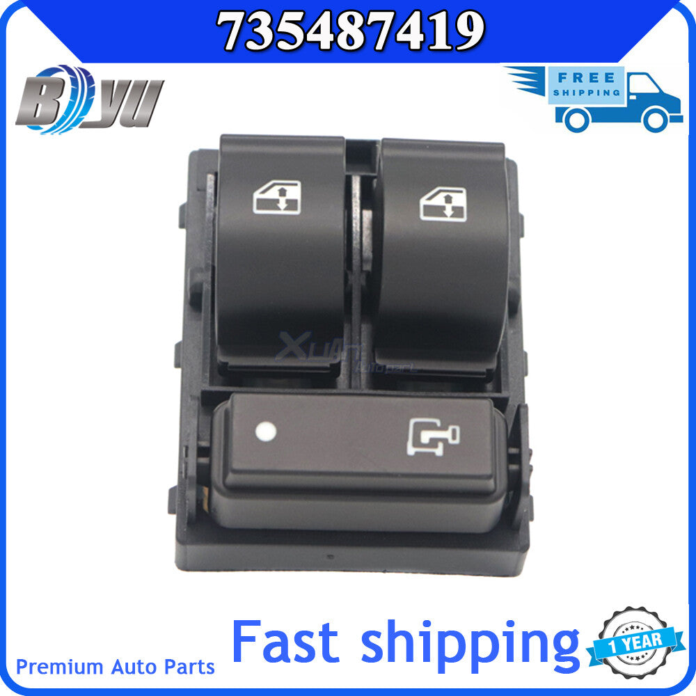 Power window switch for Peugeot Boxer for Citroen relay, for Fiat Ducato 735487419, brand new. v