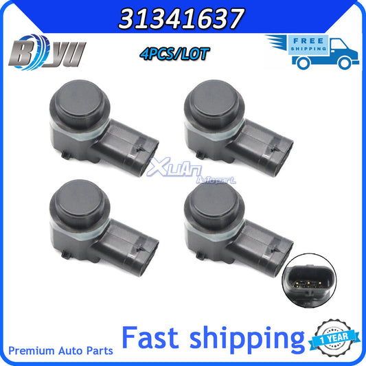 4 PDC 30786968 parking sensors for Volvo C30, C70, XC70, XC90, S60, S80, V70 (31341637) Q