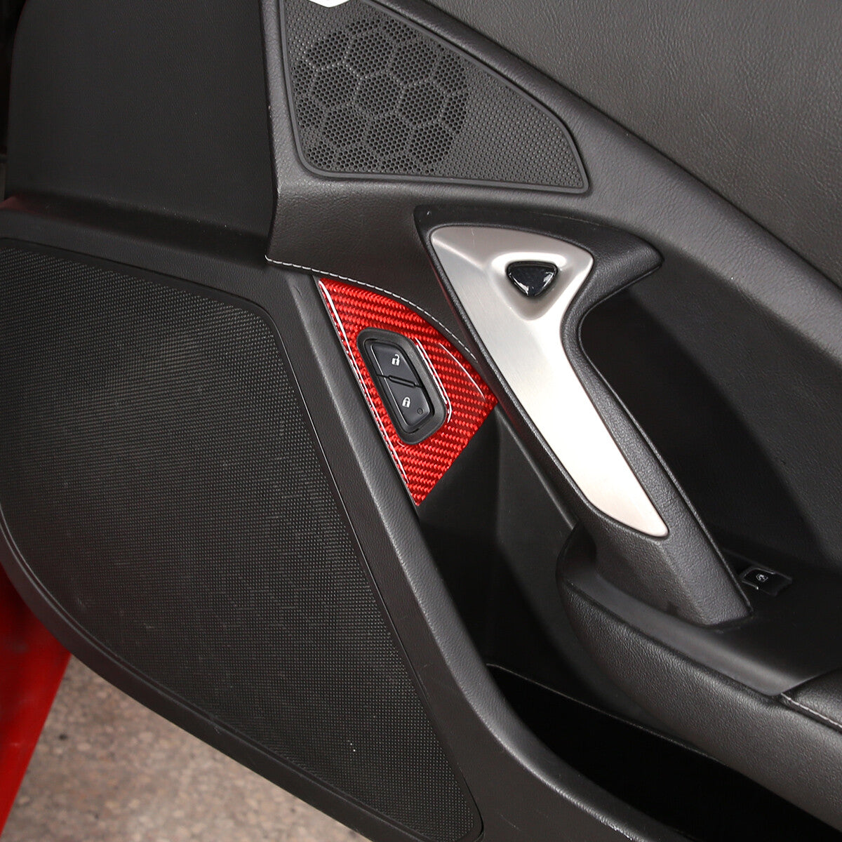 Inner Front Strut Grab Handle Trim Protective Cover for Land Rover for Defender 2004-2016- v