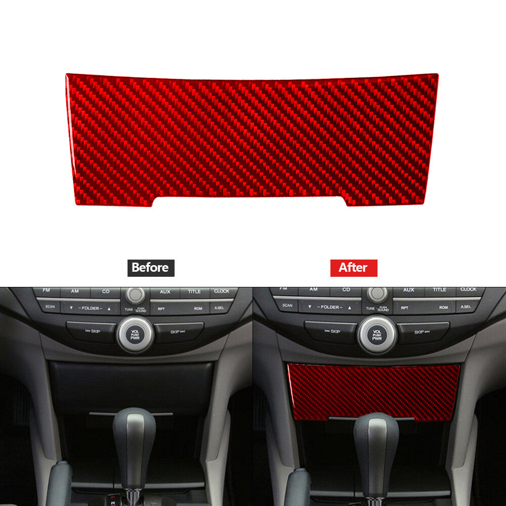 Red Central Control Display Trim For Colorado for GMC for Canyon 2015-2022 v