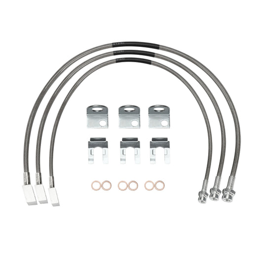 1 SET for Jeep Cherokee XJ 1984-2001 & for Wrangler TJ YJ 1987-2006 Brake Lines Q