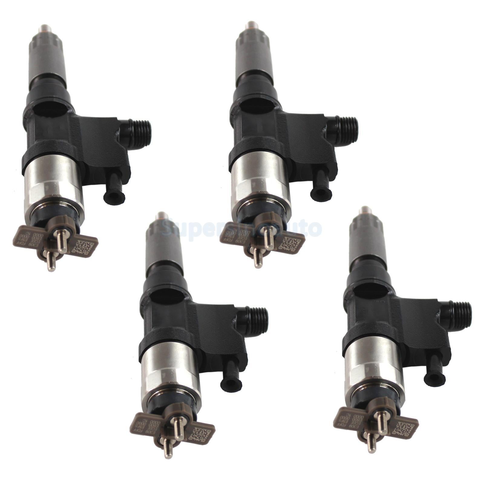 4x Fuel Injector For 01- 07 for Isuzu NPR NPR-HD 4HK1 Engine 095000-8901 095000-5471