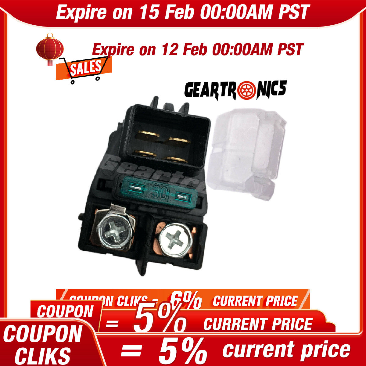 STARTER RELAY SOLENOID for SUZUKI VINSON 500 4WD LT-F500F 2003-07 / LT-F500FC 0!