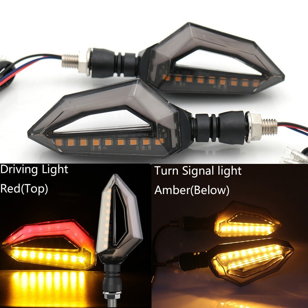 Motorcycle LED Turn Signal Indicator Light Fit For GSX600/750F GSX1250FA GSF600