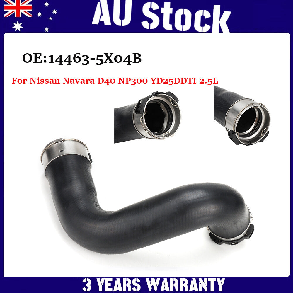1X For Pathfinder R51 YD25DDTI 2.5L 14463-5X04B Black Intercooler Hose AU v