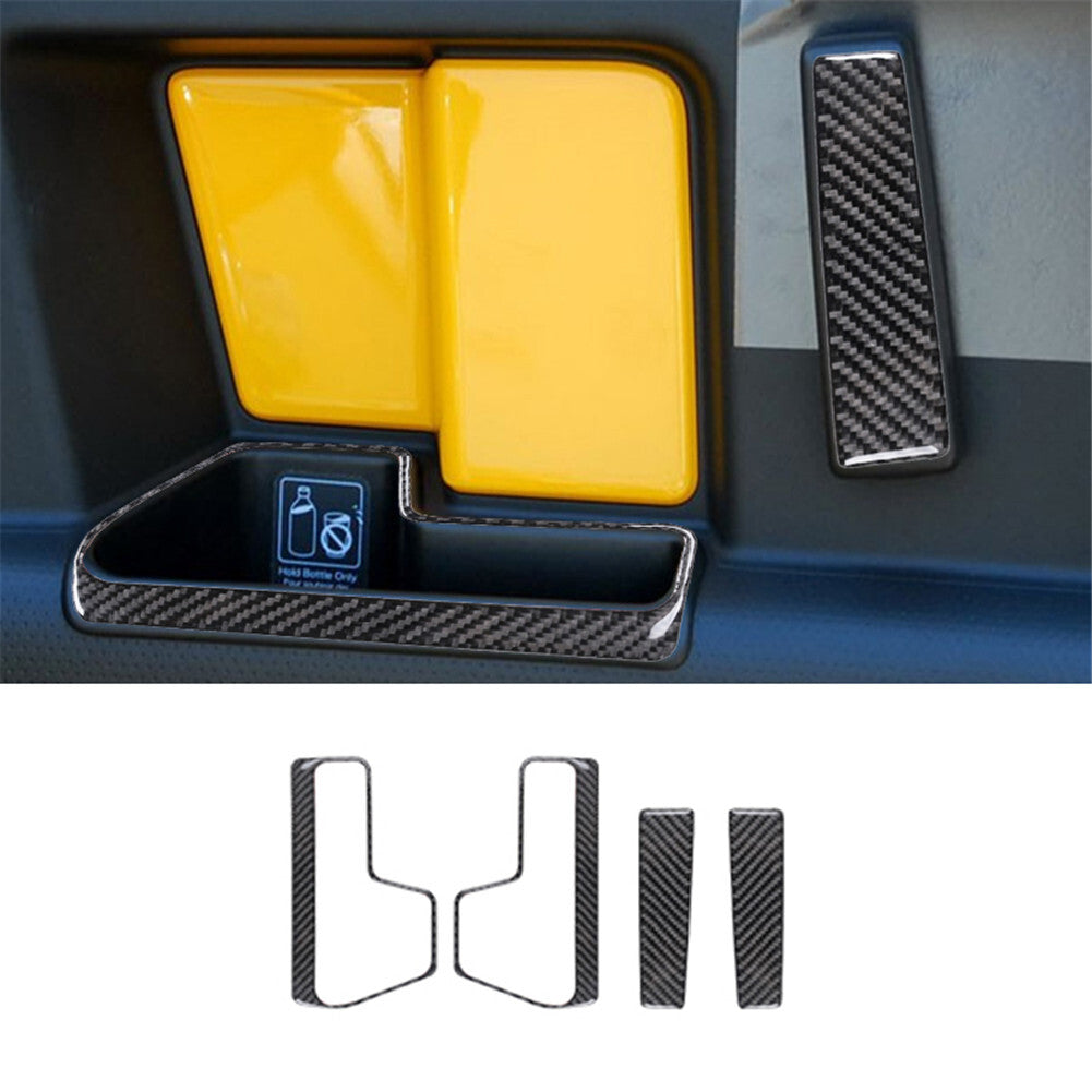 Carbon Fiber Center Console Dashboard Panel Cover Trim For Model 3/Y 17-22 v