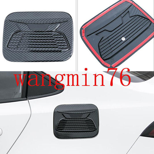 for Toyota for Corolla 20-24 1P Carbon Fiber Style Fuel Oil Tank Gas Cap Cover Trim