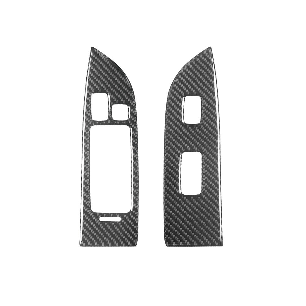 Carbon Fiber for Co -pilot Door Lift Control Cover Trim For Matrix 2009-2014 v