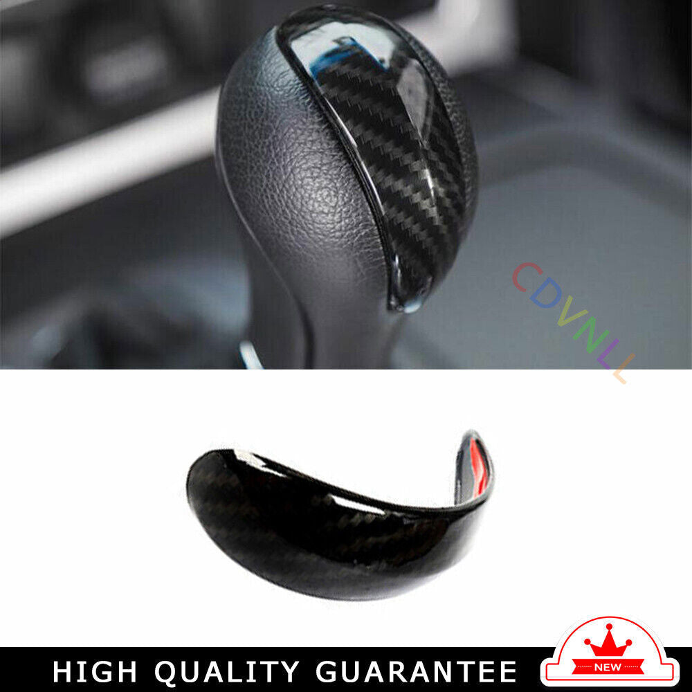 Gear Shift Knob Head Cover Trim Fit for Nissan Armada Y62 2017-2020 Carbon Fiber