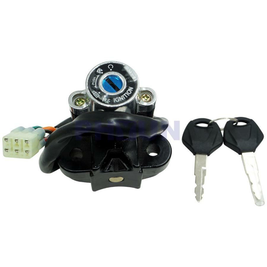 Motorcycle aluminum alloy modified ignition key lock kit switch suitable for - n