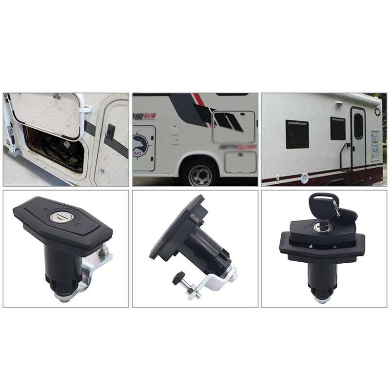 RV cabinet locks, RV heavy-duty trailer door locks, campervan locks and keys - n