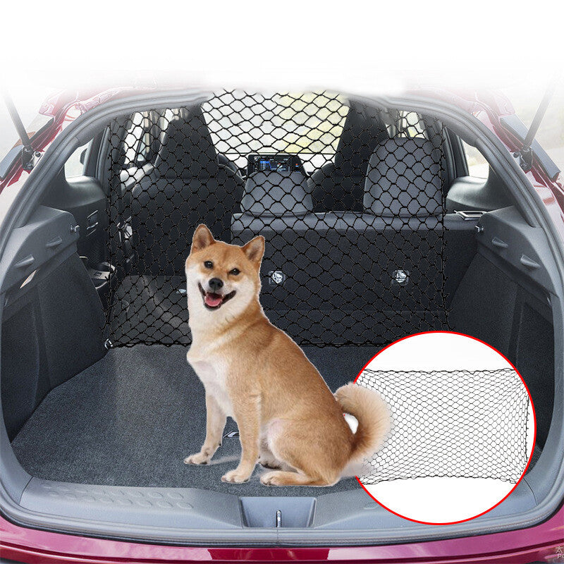 Dog Car Barrier Car Pet Safety Barrier Net Pet Separation Net for SUV Vans Truck Q