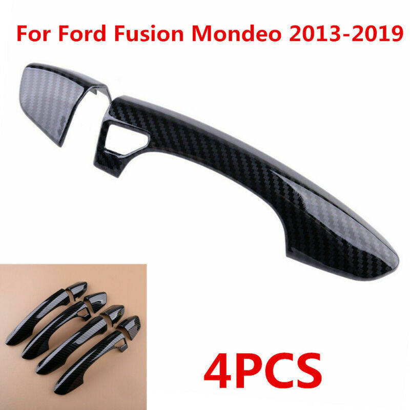 For 2013-2021 for Ford Fusion Mondeo 15-20 Edge Carbon Fiber Door Handle Cover for Smart