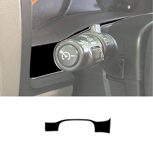 6Pcs Red Rear Window Button Trim Cover Carbon Fiber For Tacoma 2012-2015 v