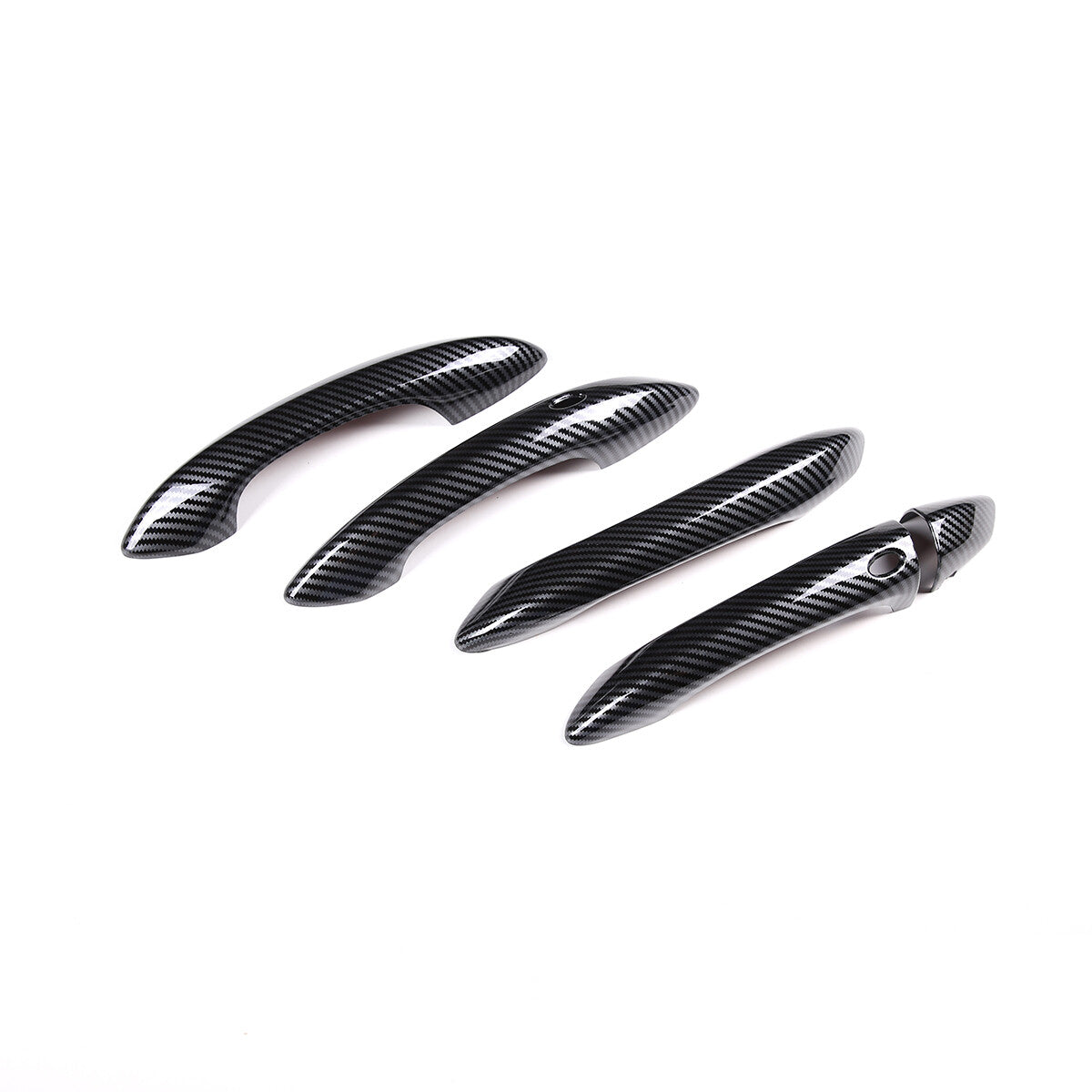 Carbon ABS exterior door L-shaped handle cover trim for Hyundai for Tucson 2022/2023 n