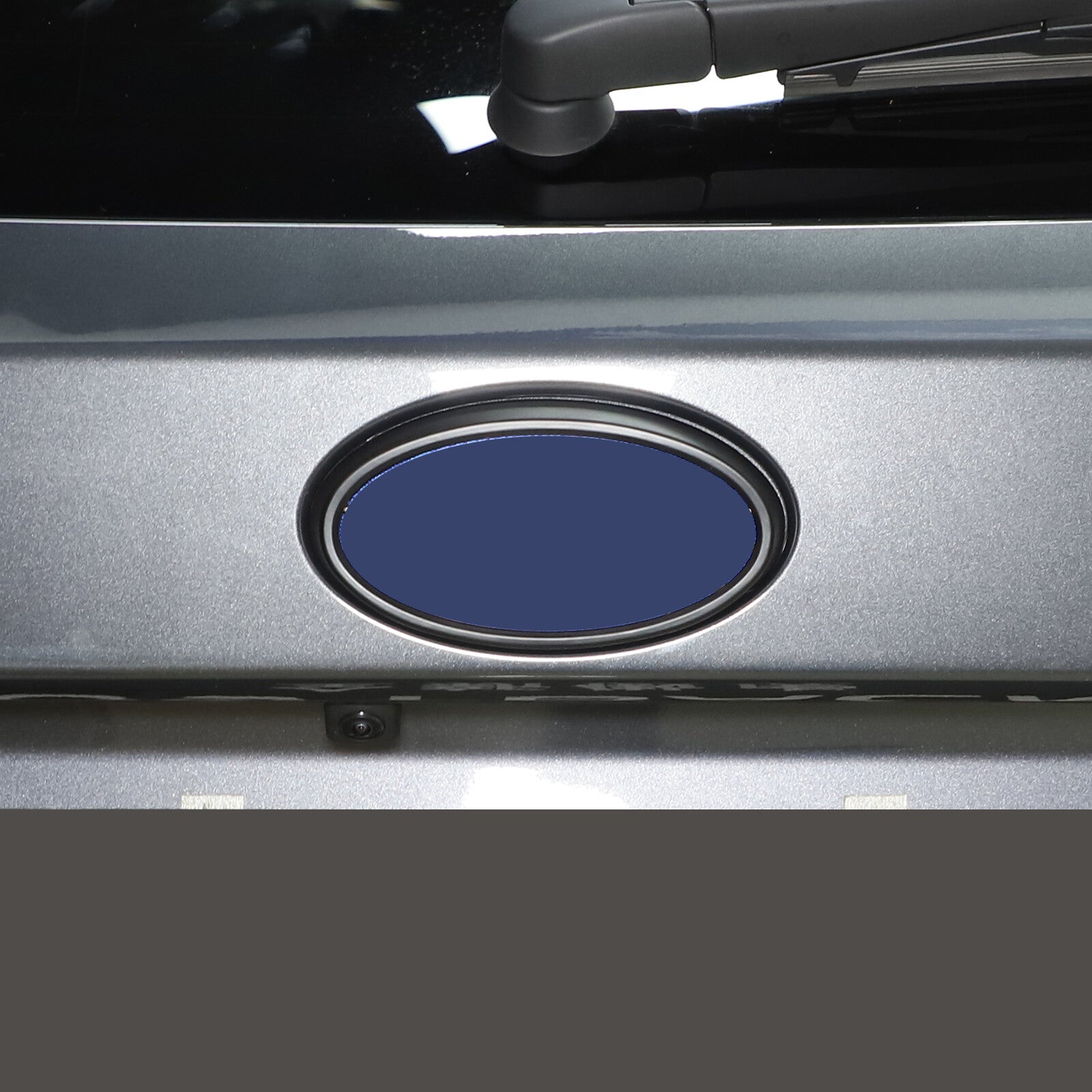 Matte black front/rear badge logo cover trim for Subaru Inland 2022 - 2025 n