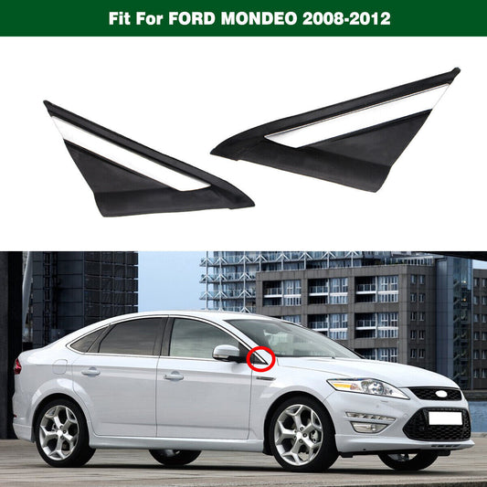 Front Pair Fender Pillar Trim Mirror Corner Molding  for ford  Mondeo 2008-2012