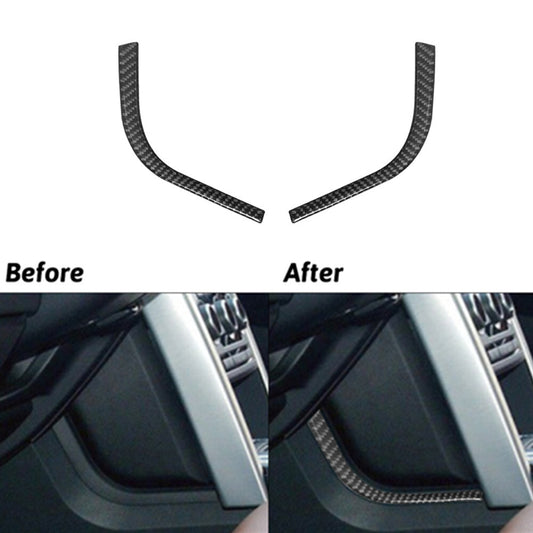 2X Red Carbon Fiber Steering Wheel Cover Trim For Silverado/tahoe/ for sierra 2007-14 v