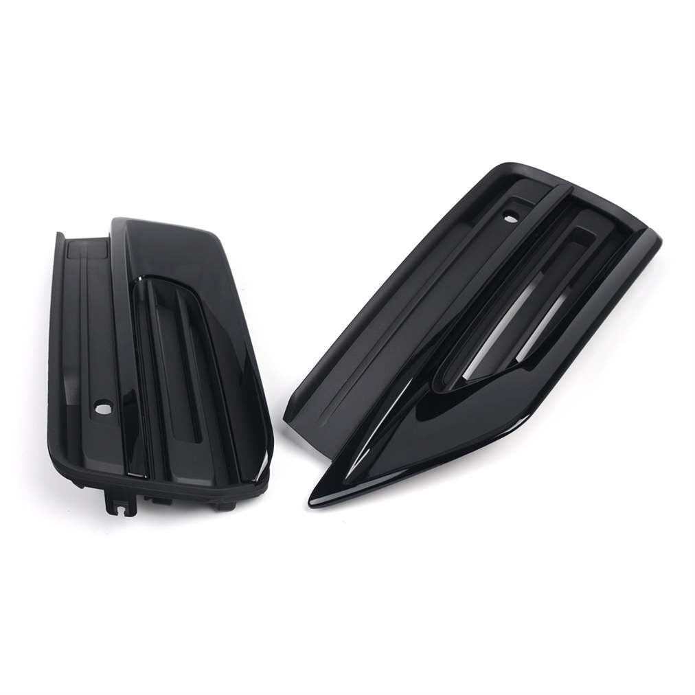 Black front bumper fog light cover for Volvo XC90 2020-2021 (right and left sides)