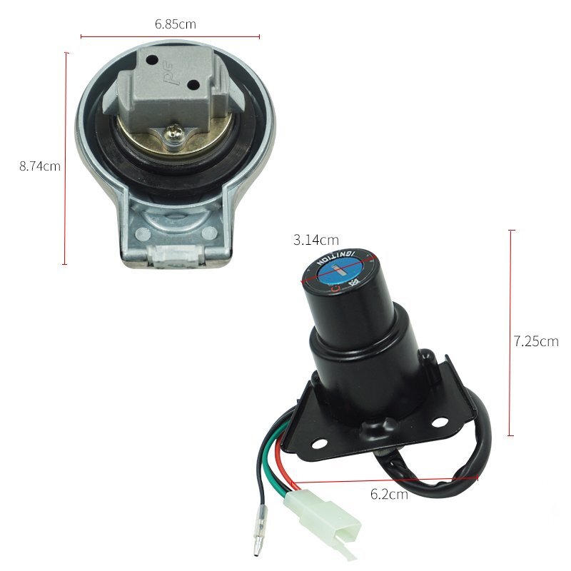 Ignition Switch Fuel Gas Cap Cover Keys for Yamaha VIRAGO XV250 XV535 XV240 250