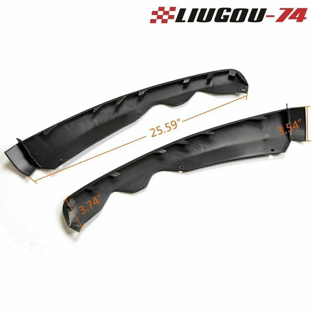 Suitable for 2013-2016 Fusion front bumper lower curtain left and right 1-piece set, brand new- v