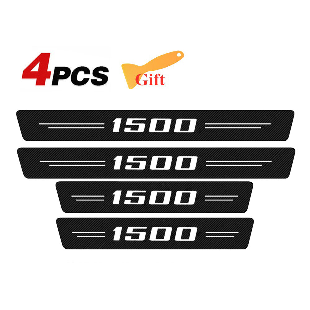 4-piece Express 1500 Carbon Fiber Cab Door and Window Scratch Protector - n