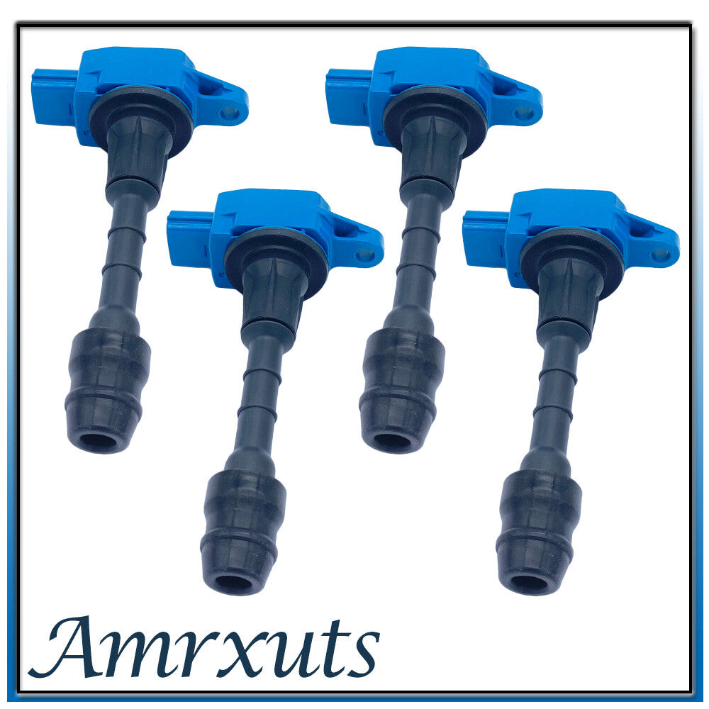 4-piece ignition coil kit 22448-AX001 UF702, suitable for Micra K12 1.4L 2006-2007. n