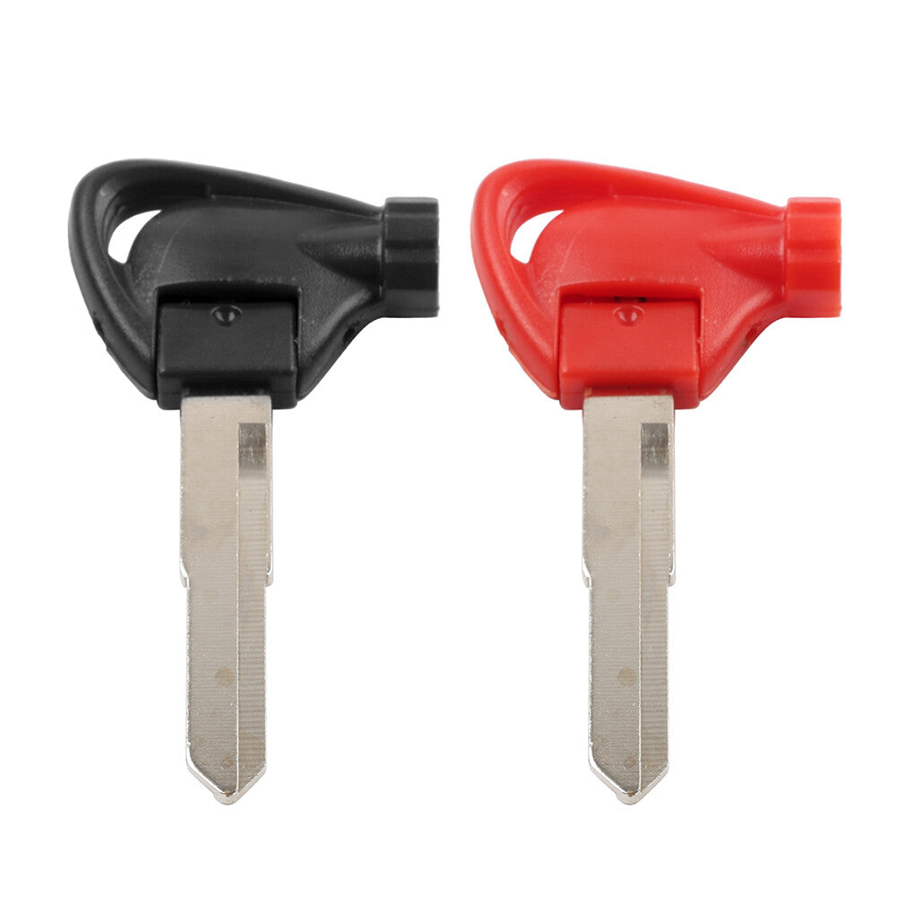 2PCS Left Ignition Key Blank Shell Case Uncut Blade for Yamaha Motorbike Scooter Q