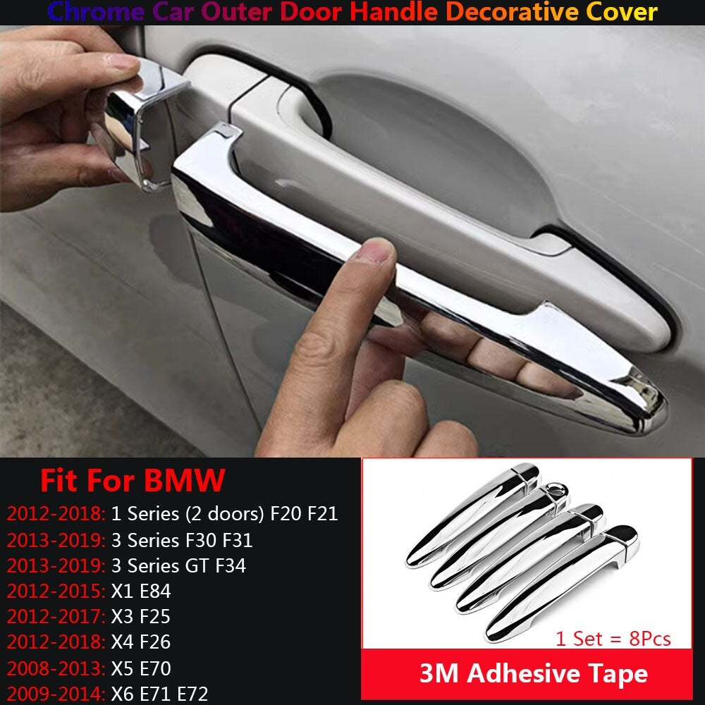 4 x for BMW F20 F30 F34 X1 X3 X4 X5 X6 E70 E71 F25 F26 E84 Car Door Handle Cover