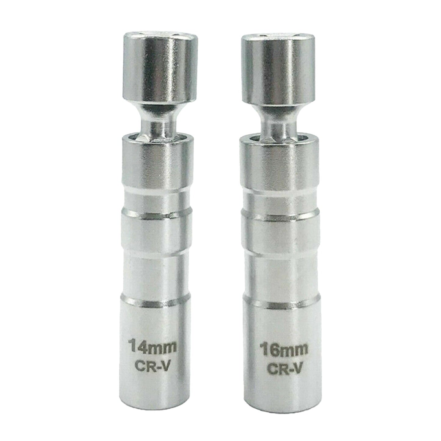 New 14mm + 16mm thin-walled magnetic rotary spark plug remover socket 3/8 Q