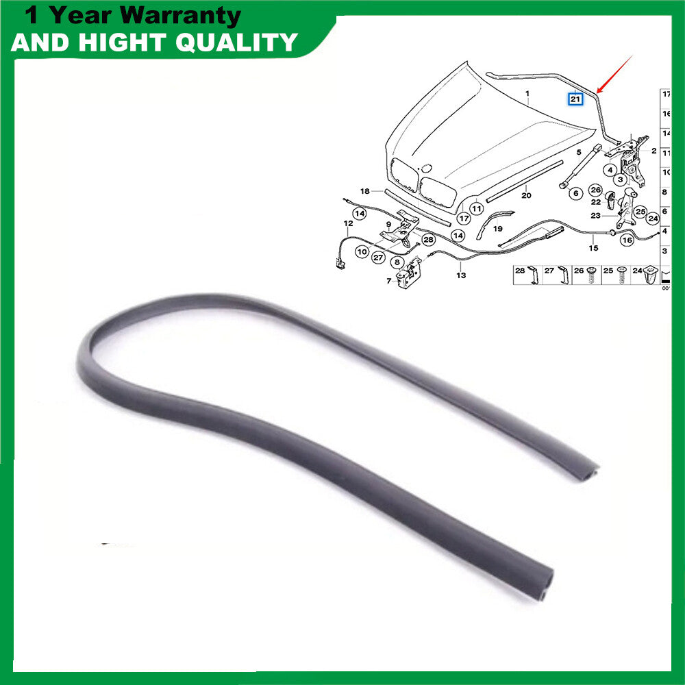Engine hood gasket 51237161345 for E70 E71 E72 X5 30si X6 X5M X6M- v