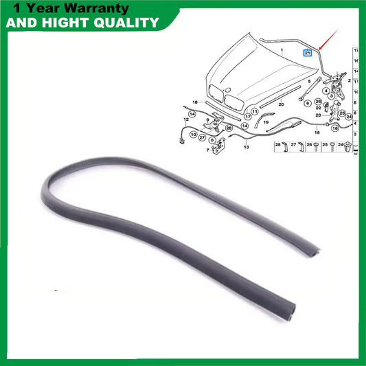 Engine hood gasket 51237161345 for E70 E71 E72 X5 30si X6 X5M X6M- v