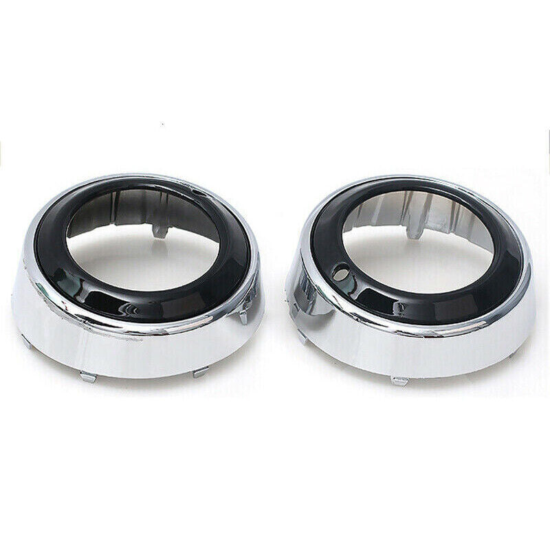 2-Piece Front Fog Light Hole Cover Frame for Mitsubishi Outlander 2008-2012