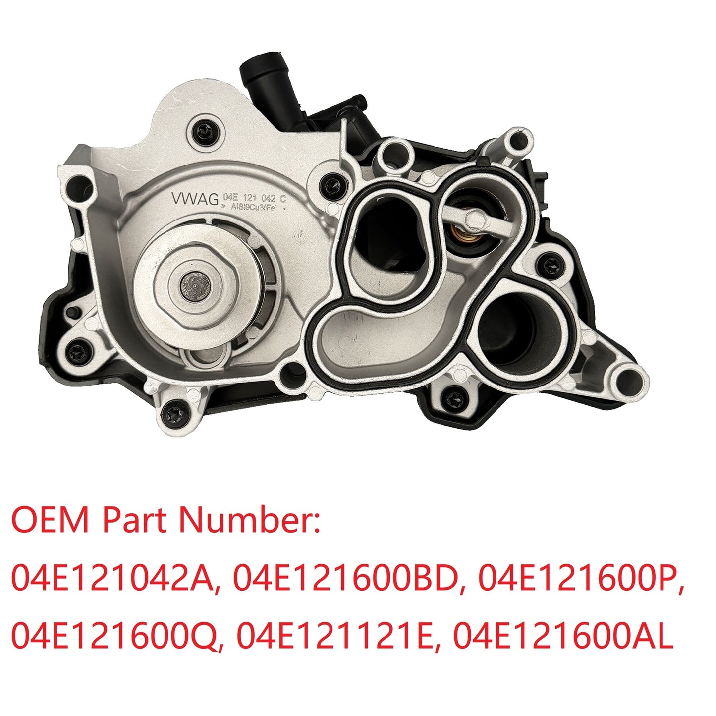 Water Pump Thermostat Housing for VW for Golf for Tiguan for Passat 04E121600BD for SKODA