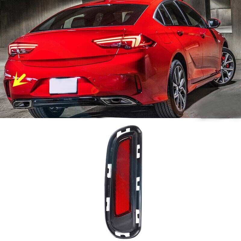 Left Rear Bumper Reflector Light+Lamp Bracket Fit for Buick Regal GS 2018-2019 Q