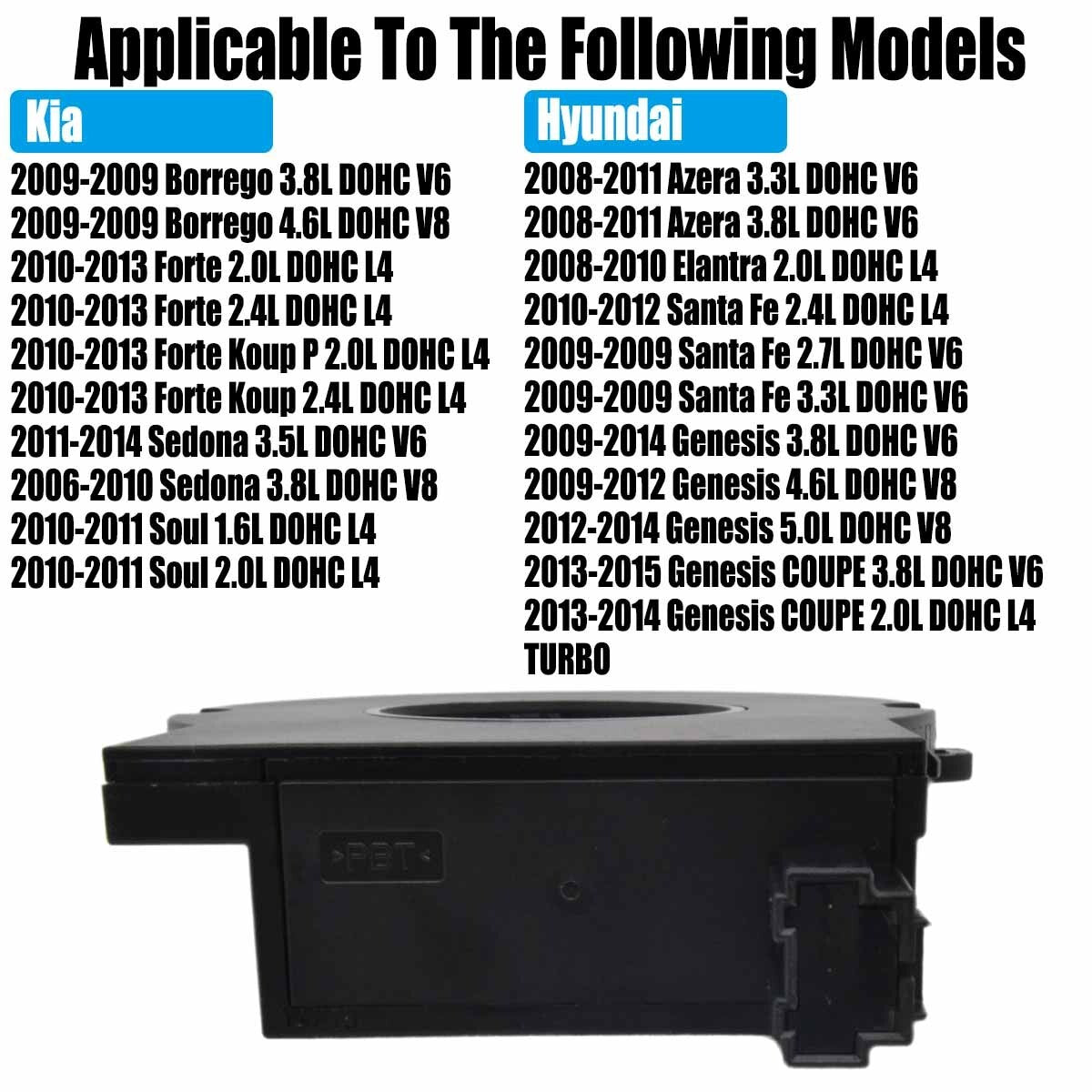 Replacement cable 93480-3L002 93480-3L001 compatible with Borrego Forte Sedona