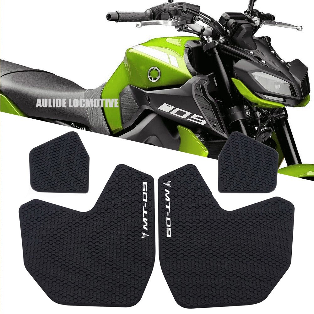 4 X Tank Pad Side Gas Knee Grip Protector for Yamaha MT-09 MT09 FZ-09 2013-2020