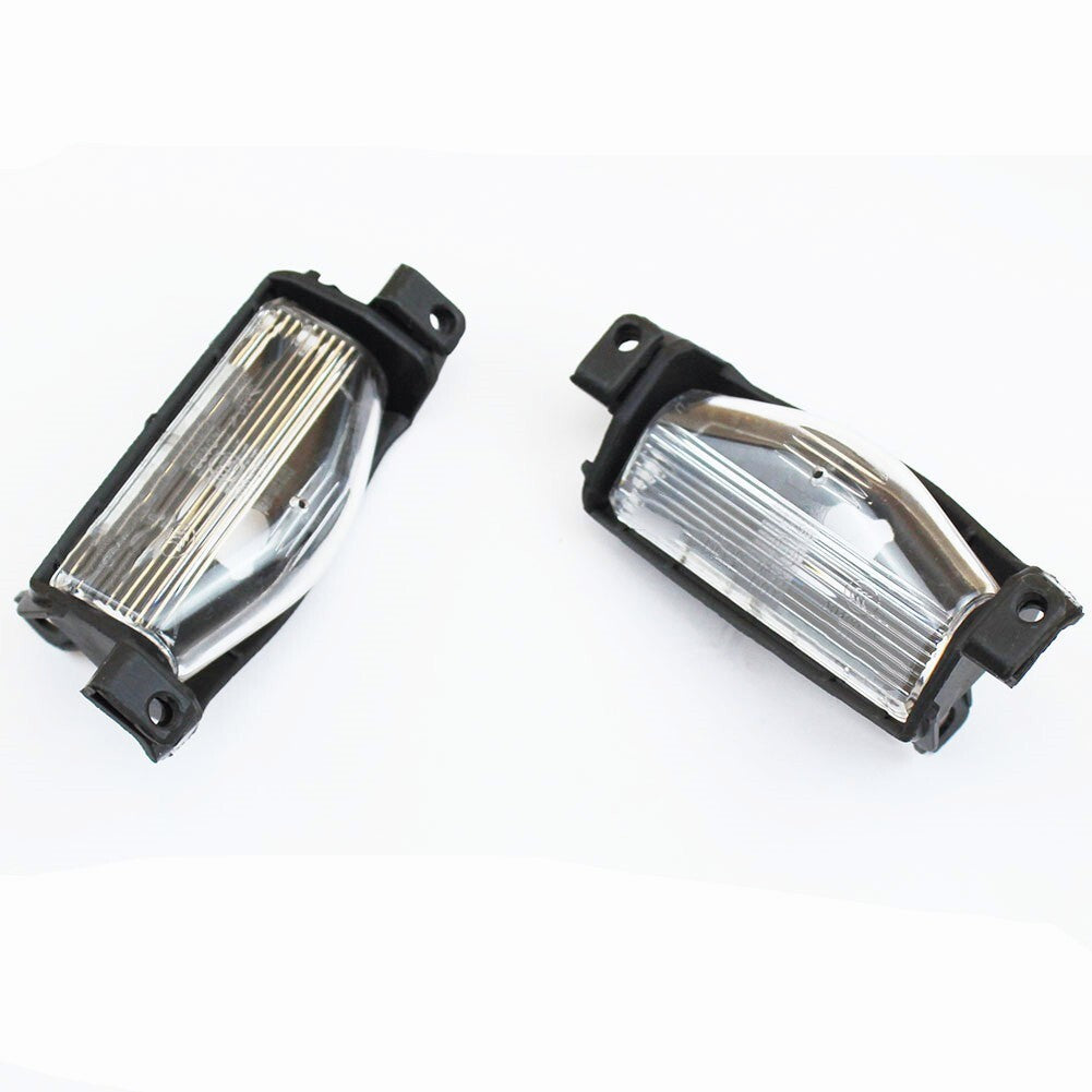 2Pcs License Plate Light Rear Bumper Lamp Housing Cover for Mazda 2 3 09-13 Q