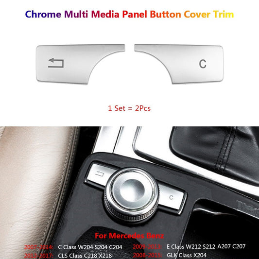 for Mercedes-Benz CLS W204 W212 W164 C218 X204 Car Multimedia Switch Cover Trims