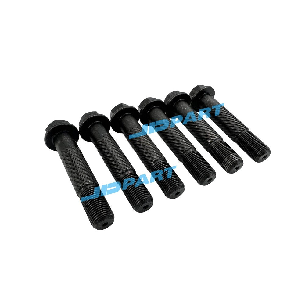 6-piece D1463 connecting rod bolts for diesel engine parts.