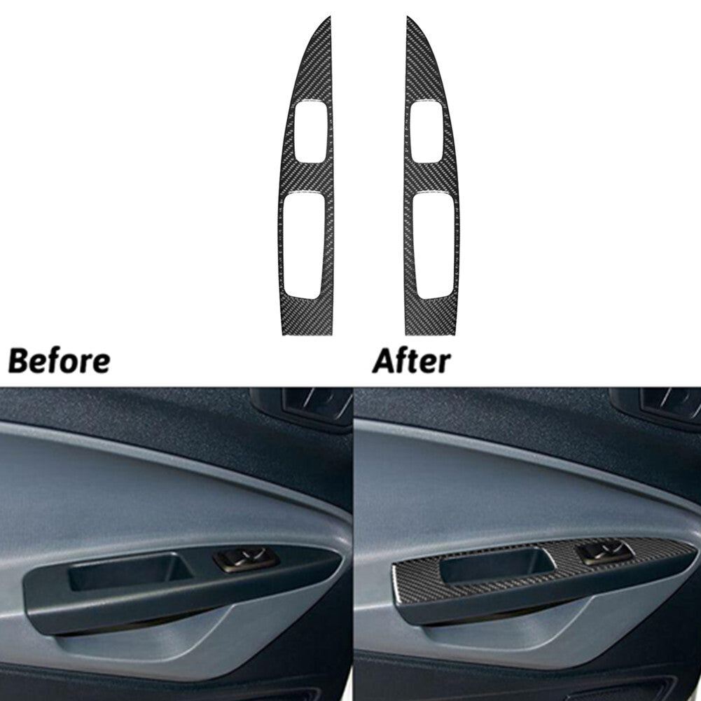 Carbon Fiber Gear Shifter Panel Trim Interior For Camaro 2010-15 TypeB v