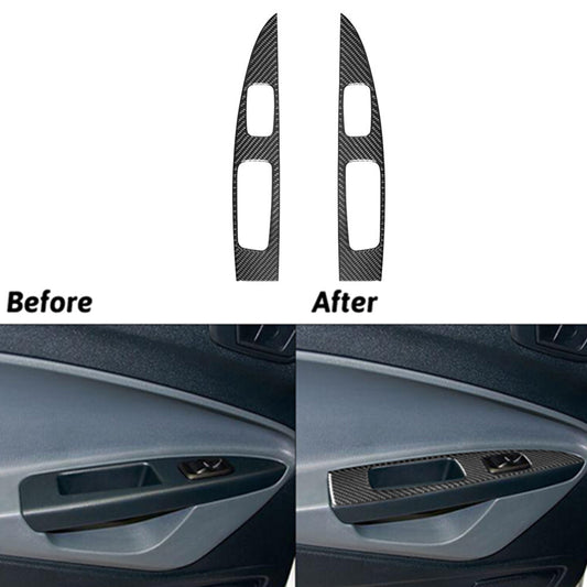 Carbon Fiber Gear Shifter Panel Trim Interior For Camaro 2010-15 TypeB v