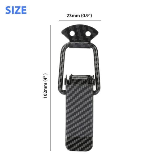 Universal Car Bumper Trunk Fender Hatch Lids Quick Carbon Fiber Release Fastener