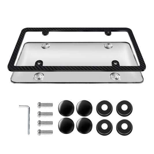 1 non-removable license plate frame Q