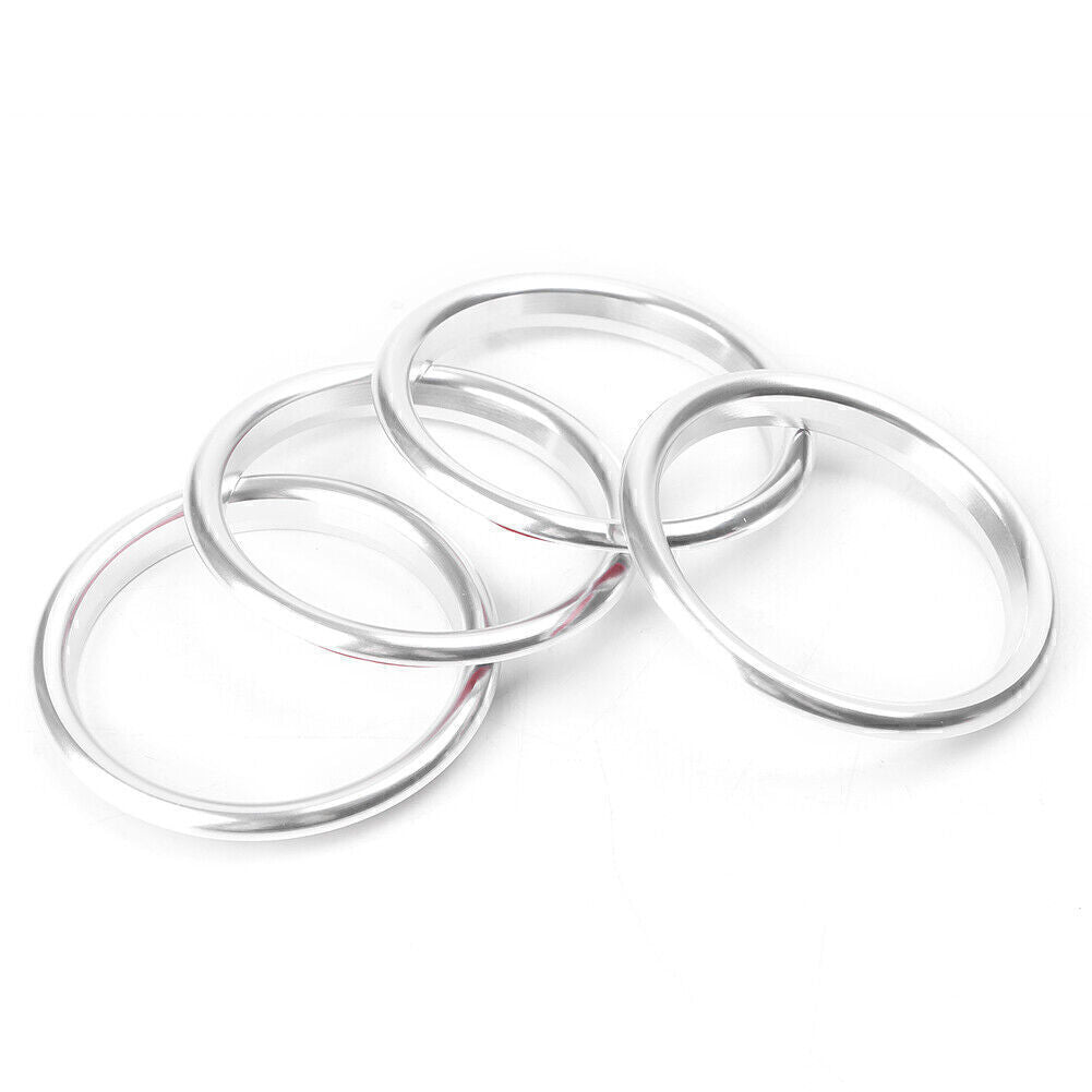 Interior Air Vent Outlet Ring Cover for Audi A3 8V 2012-2019 Silver 4PCs Car UK