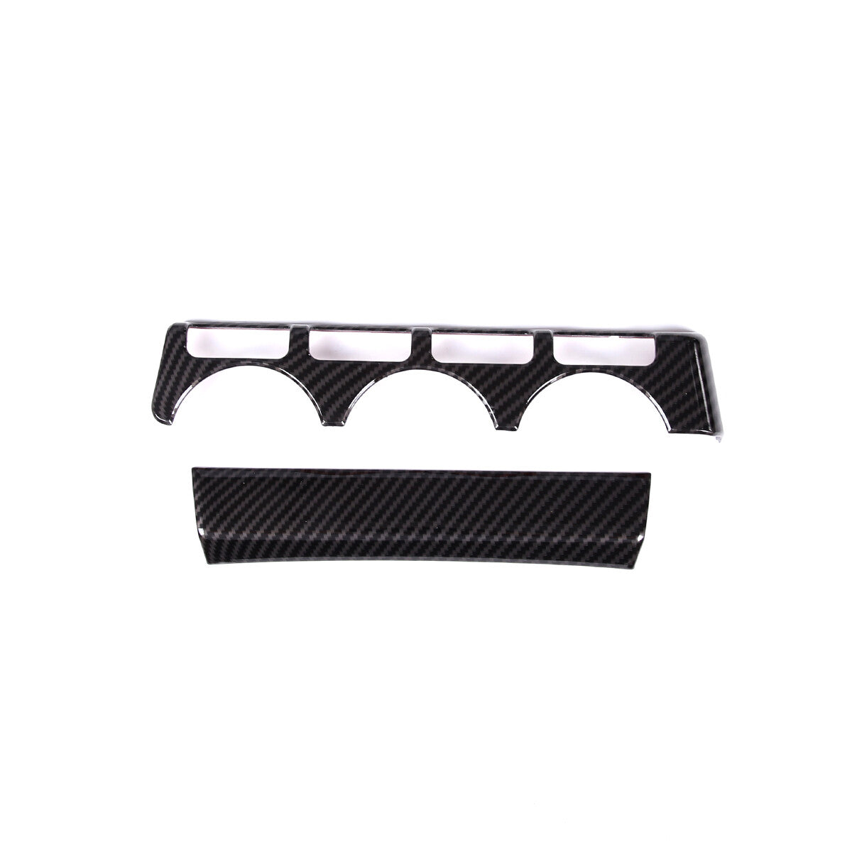 ABS glossy black front bumper lower corner decorative strip suitable for Honda Pilot 2015-2022- v