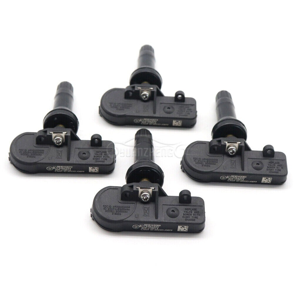 New Pack of 4pcs TPMS Tire Pressure Monitoring Sensors for GM for Chevy for GMC 13586335