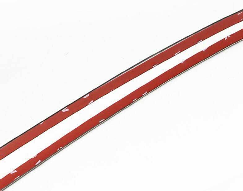 for Cadillac CT4 2020-24 Chrome Steel Side Window Strip Sill Molding Cover Trim