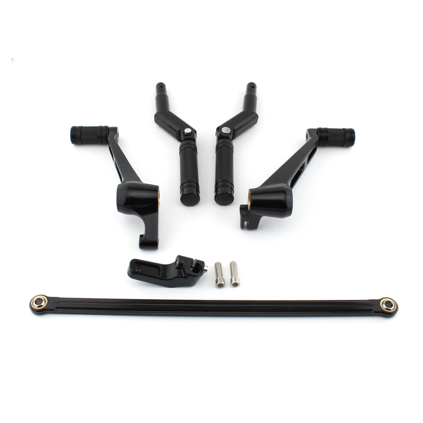 for Harley V-Rod Muscle 2002-2017 Foot Pegs Bracket Rocker Controls Assembly Q